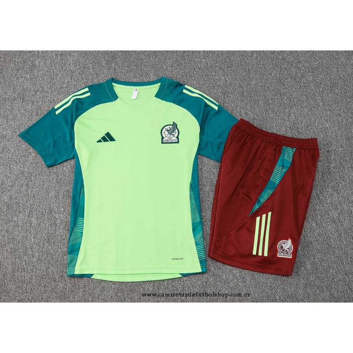 Chandal del Mexico 24-25 Manga Corta Verde - Pantalon Corto